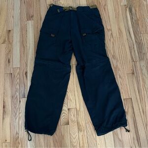 Vintage Abercrombie & Fitch Blue Cargo Pants Paratrooper Military Baggy Size S